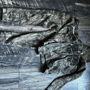 Abercrombie & Fitch Kids Camo Green Brown Matching Hoodie & Pants Set